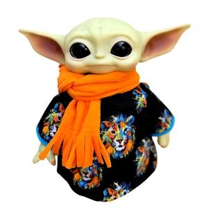 Handmade Lion Outfit & Scarf for 11" Mattel Grogu Child Baby Yoda Dolls Clothing